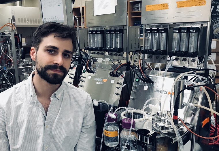 Recent PhD graduate and Nubiyota research scientist Christian Carlucci (photo courtesy of C. Carlucci)