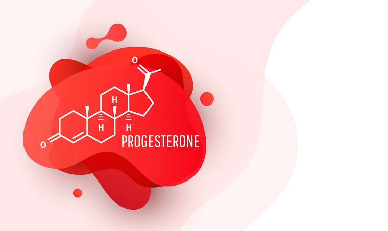 Chemical structure of Progesterone
