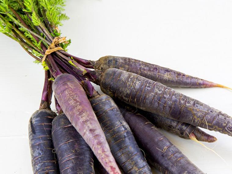 A Bunch of Purple Carrots