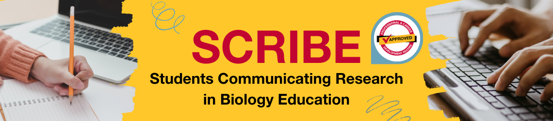 SCRIBE- Students Communicating Research in Biology Education